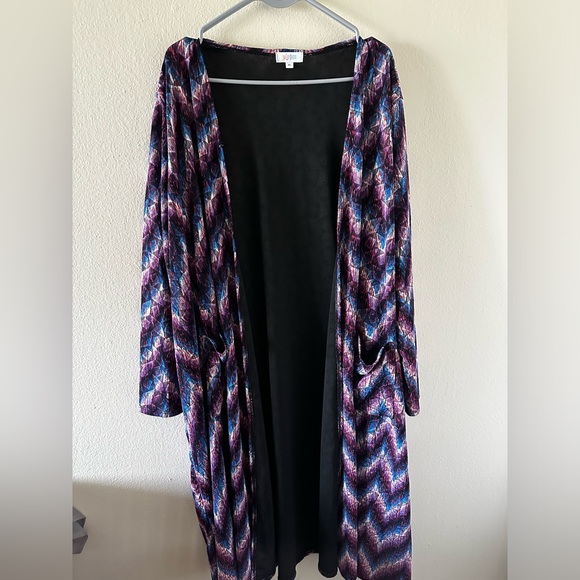 LuLaRoe Sarah Cardigan XL - Picture 2 of 6